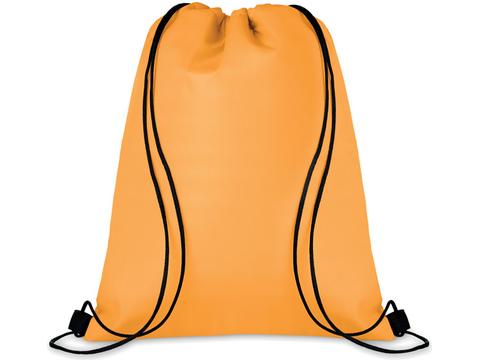 Drawstring insulated cooler bag