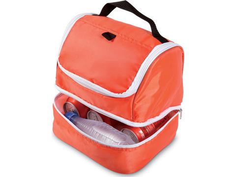 Cooler bag with 2 compartments