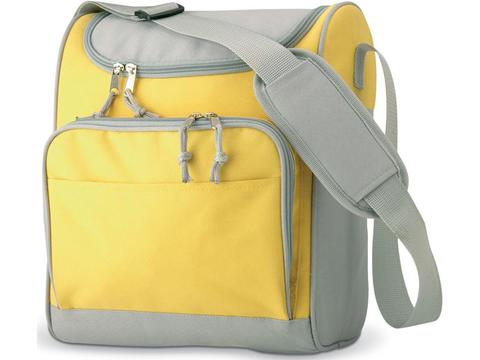 Cooler bag with front pocket