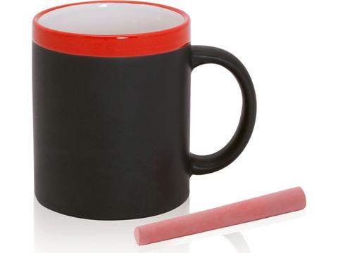 Mug with blackboard blackboard body 350 ml