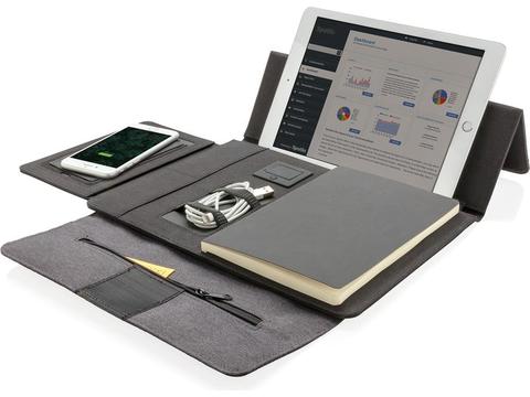 Kyoto 10" tablet portfolio with wireless charging