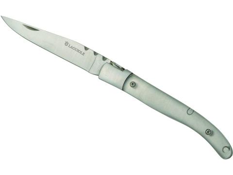 Laguiole knife - 11 cm - clear - with pouch