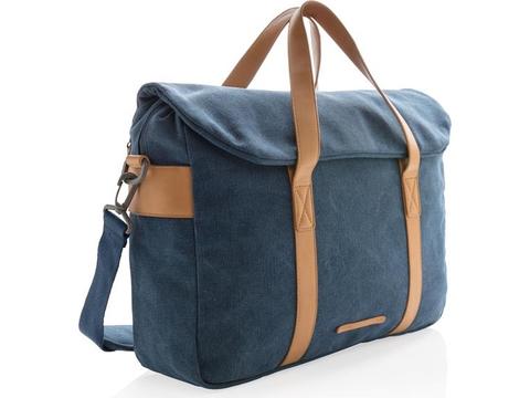 Canvas laptop bag PVC free