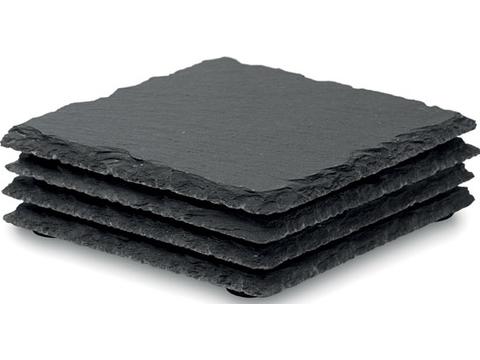Slate coasters with EVA bottom