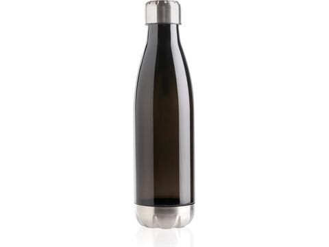 Leakproof water bottle with stainless steel lid