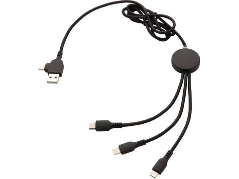 Light up logo 6-in-1 cable