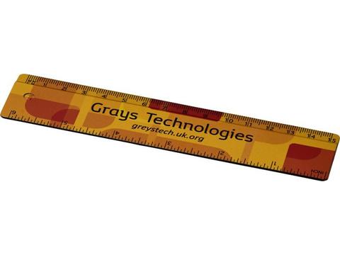 Terran 15 cm ruler with 100% recycled plastic