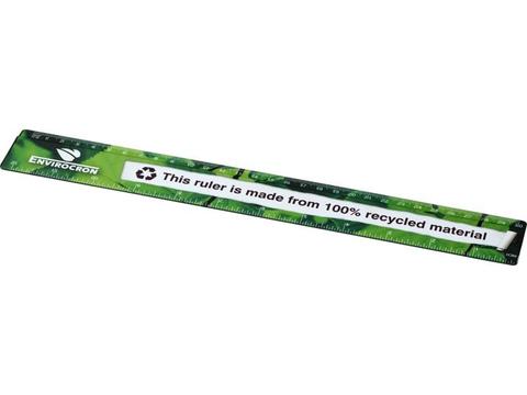 Terran 30 cm ruler with 100% recycled plastic