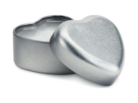 Lip Balm in heart shape tin