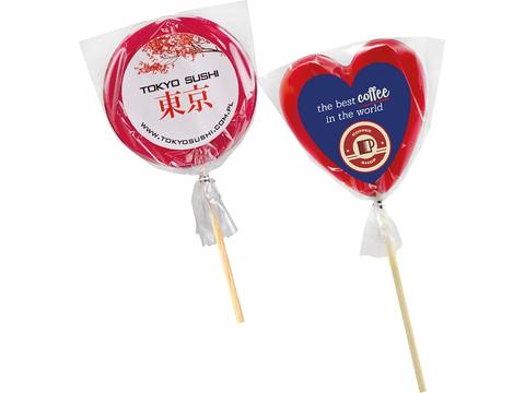 Lollipops with label
