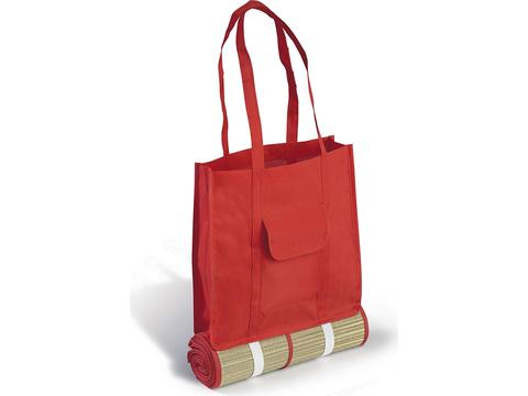 Straw mat with bag