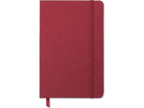 Two tone fabric cover notebook