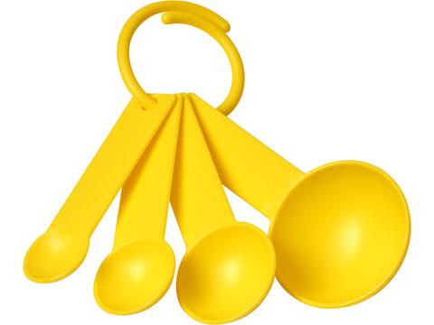 Ness plastic measuring spoon set with 4 sizes
