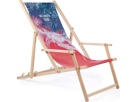 Custom-Made Foldable Deck Chair with Armrests – Fully Personalized Design