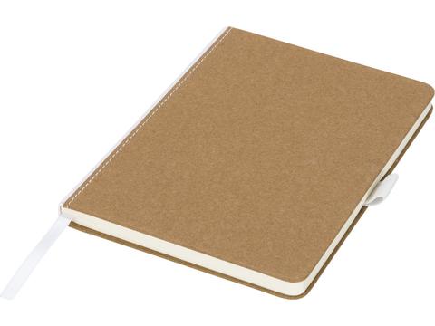 Espresso medium size cardboard notebook