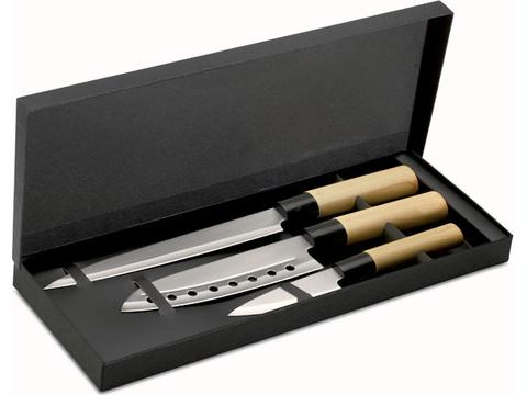 Japanese style knife set