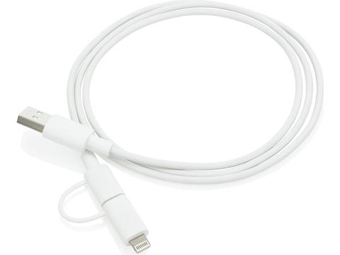 2-in-1 cable MFi licensed
