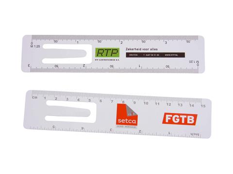 Bookmark ruler 15 cm