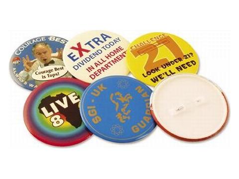 Button badges 54 mm. round