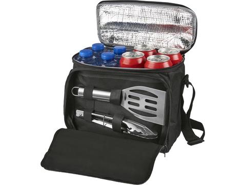 Mill 2-piece bbq set with cooler bag.