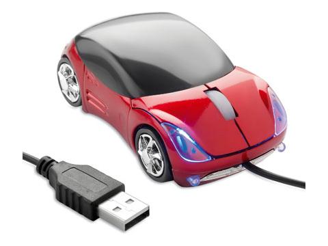 Minia Mouse in car shape