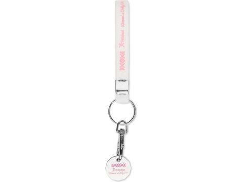 Custom-Made Silicone Keychain with Optional Token – Fully Custom Design