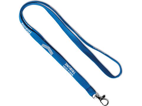 Custom-made round polyester lanyard – fully custom design