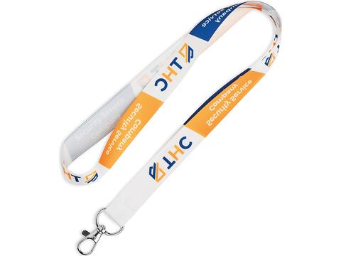 Custom-Made Satin Lanyard with One-Sided Sublimation Logo – Fully Custom Design
