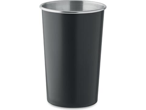 Recycled stainless steel cup