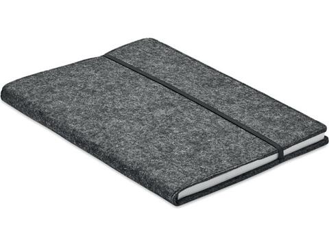 A5 notebook RPET felt