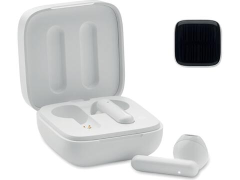 TWS earbuds with solar charger