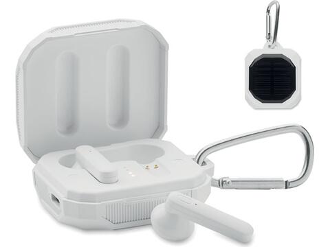 TWS earbuds with solar charger