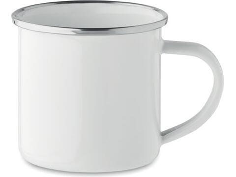 Enamel layer sublimation mug