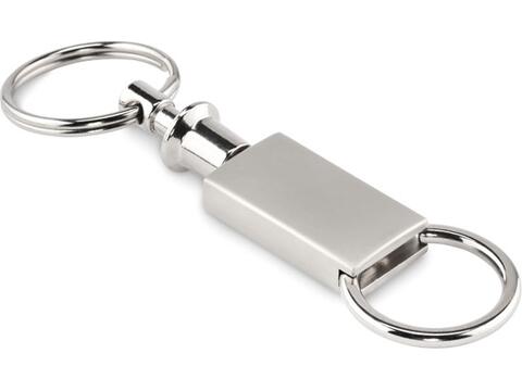 Pull apart split key ring