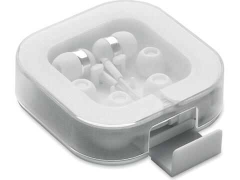 Ear phones with silicone covers