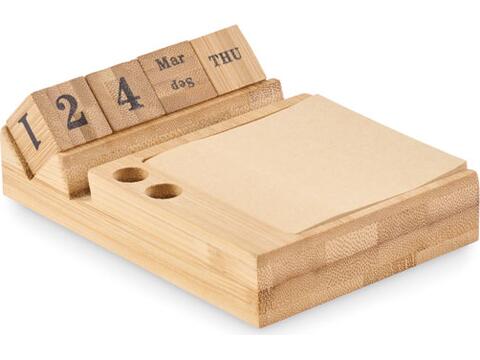 Bamboo desktop calendar