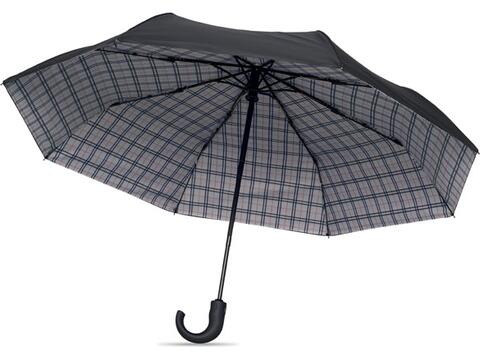 23 inch foldable chequered umbrella