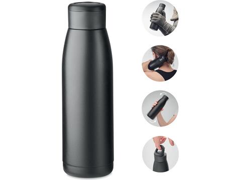 Heat-cool double wall bottle