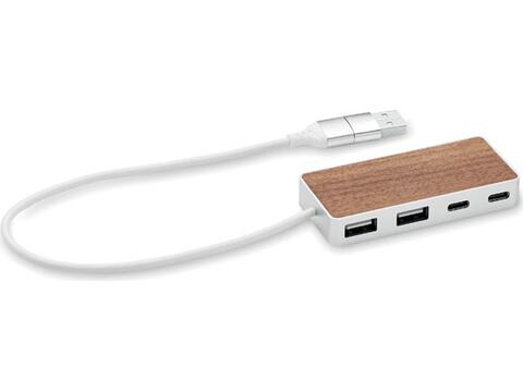 USB hub 4 ports 27,5 cm