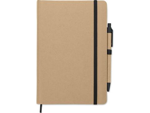 A5 notebook in recycled carton