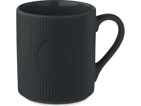 Ribbed ceramic mug mat 340 ml