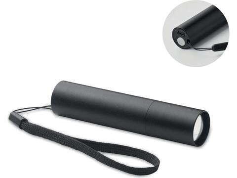 Aluminium rechargeable torch