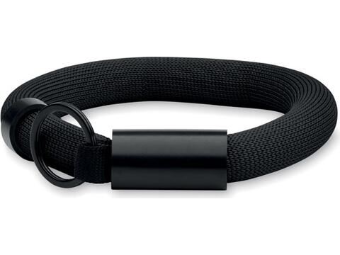 Floating wristband key ring