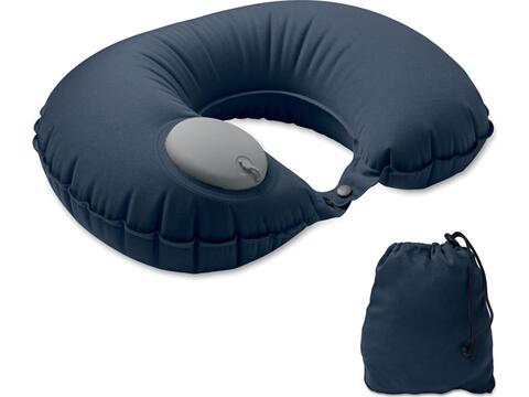 Fast inflatable travel pillow