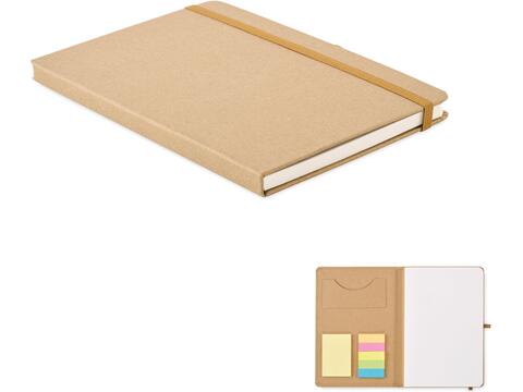 A5 notebook recycled paper set