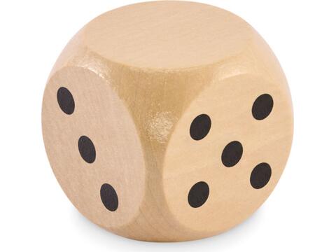 Schima wooden dice 5cm dia