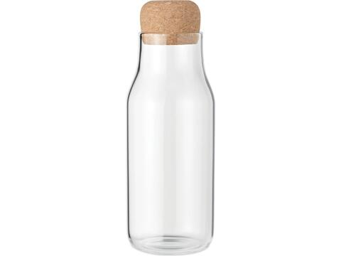 Glass bottle cork lid 600 ml