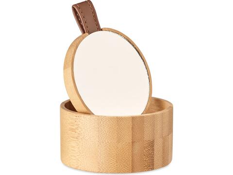 Bamboo mirror jewellery box