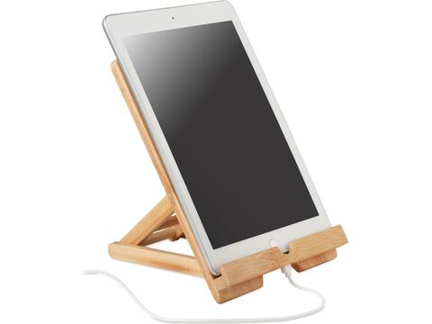 Bamboo tablet stand