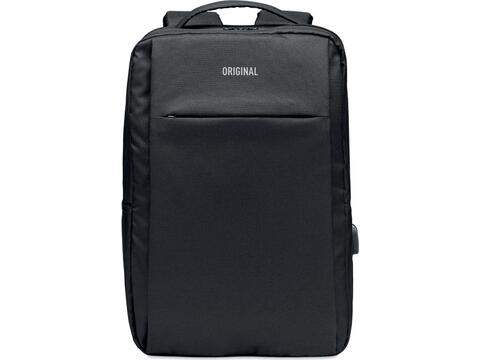 Computer backpack in 300D RPET